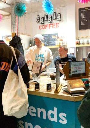 Chris Martin serves up coffee at homeless charity's shop - Vimarsana News