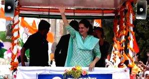 Cong wave in Haryana, says Priyanka Gandhi at roadshow in Sirsa - Vimarsana News