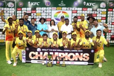 Deaf Chennai Blasters Team wins IDCA 4th Deaf Indian Premier League 2023 - Vimarsana News