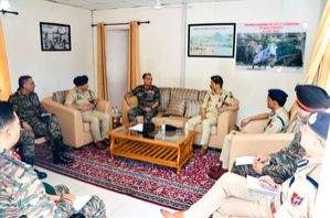DGP, 16 Corps chief co-chair joint security review meeting in J&K's Poonch - Vimarsana News