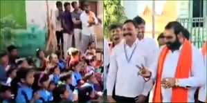 Don't eat for 2-days if your parents don't vote for me: Shiv Sena MLA tells schoolchildren - Vimarsana News