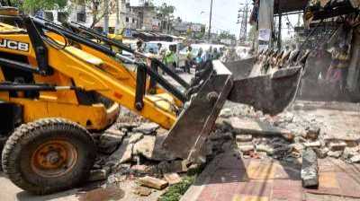 DTCP demolishes three illegal colonies in Pataudi - Vimarsana News