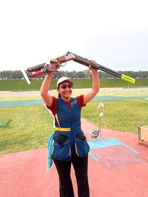 Final Olympic Qualifier: Maheshwari wins silver, claims 21st quota place in shooting - Vimarsana News