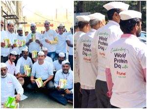 Fortune Soya Chunks and dabbawalas surprise Mumbai with nutritious lunchbox - Vimarsana News