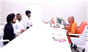 'HanuMan' team meets UP CM Yogi Adityanath - Vimarsana News