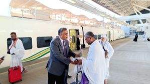 In a first, Indian Haj pilgrims travel from Jeddah to Mecca by high-speed train - Vimarsana News