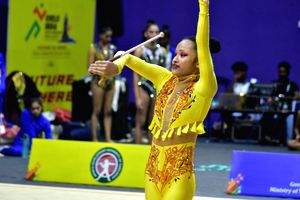 KIYG 2023: Muskan Rana stops Maharashtra's clean sweep in Rhythmic gymnastics for J&K's first gold - Vimarsana News
