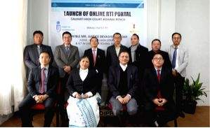 Kohima bench of Gauhati High Court launches online RTI portal - Vimarsana News