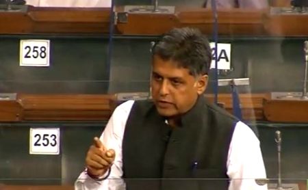 Cong gives adjournment notice in LS on Chinese intrusion - Vimarsana News