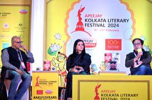 Meghna Pant, Rajat Chaudhuri discuss real-life Dystopias at AKLF-2024 - Vimarsana News