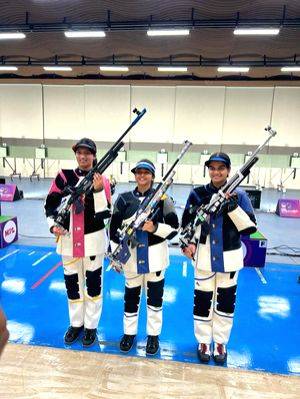 Mehuli, Anish and Ganga win in National Rifle & Pistol selection trials - Vimarsana News