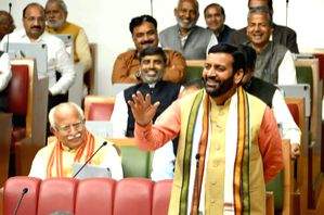 New Haryana CM wins floor test by voice vote - Vimarsana News