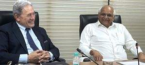 New Zealand Deputy PM meets top Gujarat leadership, visits Swaminarayan Akshardham - Vimarsana News