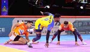 PKL: Shadloui, Gaurav steer Puneri Paltan to nail-biting 29-26 win over Tamil Thalaivas - Vimarsana News