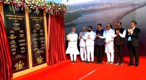PM Modi inaugurates Mumbai Trans Harbour Link - India's longest sea-bridge - Vimarsana News