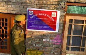 Police attaches property of drug peddler in Kashmir - Vimarsana News