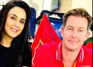 Preity Zinta misses 'Pati Parmeshwar' Gene Goodenough, drops adorable video - Vimarsana News