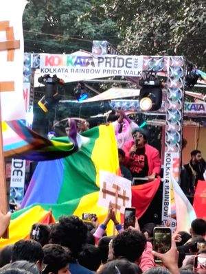 Pro-Palestine slogans heard at Kolkata Queer Pride walk - Vimarsana News
