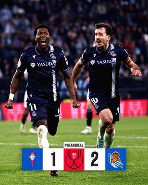 Real Sociedad beat Celta to book Copa del Rey semifinal spot - Vimarsana News