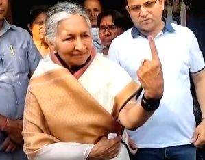 Richest woman Savitri Jindal casts vote, confident of PM Modi's third term - Vimarsana News