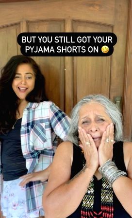 Sameera Reddy reveals the secret of dressing for video calls - Vimarsana News