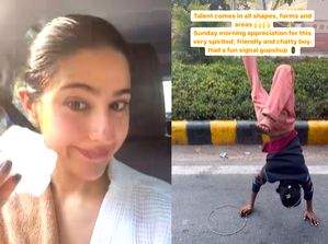 Sara Ali Khan spots 'talent' on Delhi's traffic signal - Vimarsana News