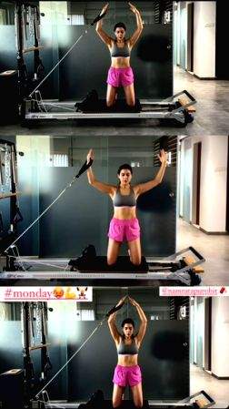Sara Ali Khan sweats it out in gym to overcome Monday blues; drops fitness video - Vimarsana News
