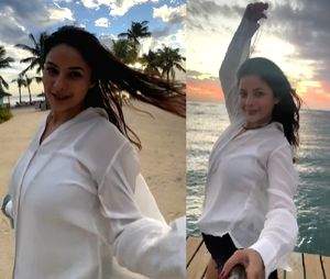 Shehnaaz Gill grooves to 'Aye udi udi' as she enjoys holiday in Mauritius - Vimarsana News