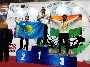 Shrimant Jha wins gold as Indian armwrestlers shine at Asian Championship 2024 - Vimarsana News