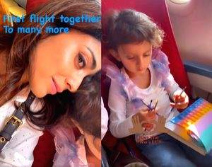 Shriya Saran takes her first flight with daughter Radha: 'To many more' - Vimarsana News