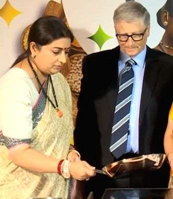 Bill Gates, Smriti Irani at 'good nutrition' event in Delhi on Feb 29 - Vimarsana News