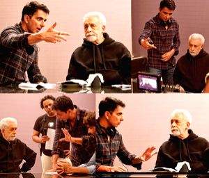 Sonu Sood welcomes Naseeruddin Shah to sets of his directorial debut film 'Fateh' - Vimarsana News