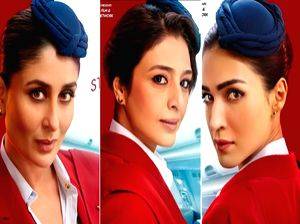 Tabu, Kareena, Kriti take the flight with new 'Crew' posters - Vimarsana News