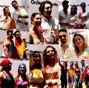 TV universe converges at 'Bigg Boss 17' couple Ankita-Vicky's Holi bash - Vimarsana News