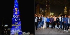 'Unforgettable': Kichcha Sudeep, Sonu Sood on CCL's Burj Khalifa promo launch in Dubai - Vimarsana News