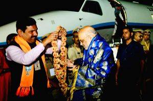 Amit Shah visits K'taka ahead of upcoming LS polls - Vimarsana News