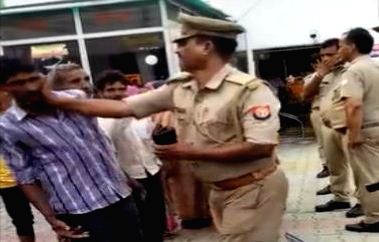 UP inspector sent to lines for slapping complainant - Vimarsana News