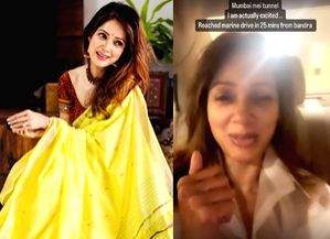 Vidya Malvade impressed by Mumbai's undersea tunnel; reaches location in 25 minutes - Vimarsana News