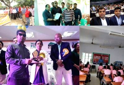 Visually impaired rly official lights up lives of the specially abled - Vimarsana News