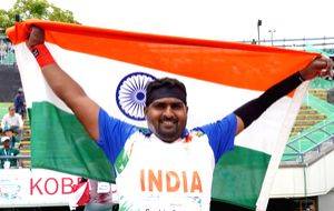 World Para-Athletics: Sachin Khilari bags gold in men's Shot Put F46 with Asian record - Vimarsana News