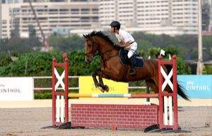 Zrey Dodhy wins gold on second day of Mumbai Horse Show 2024 - Vimarsana News