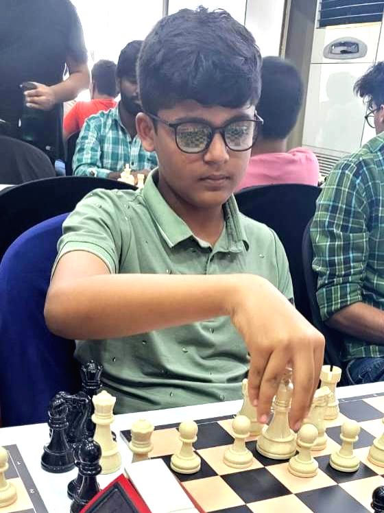 12-year-old Ishaan Tendolkar holds IM Vikramaditya Kulkarni in All India FIDE Rating Chess - Vimarsana News