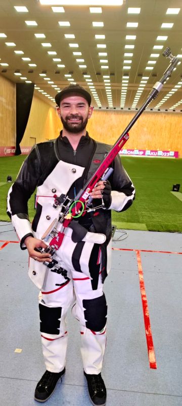 Akhil Sheoran wins bronze, Olympic quota at Baku Shooting Worlds - Vimarsana News