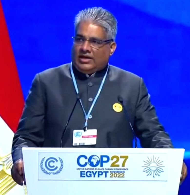 India on course to fulfil net zero emissions, says Environment Minister at COP27 - Vimarsana News