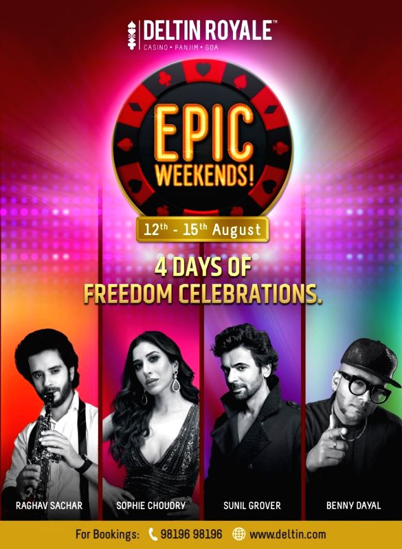 Bollywood celebrities to perform 'Epic Weekends - Freedom Celebrations' in Goa - Vimarsana News