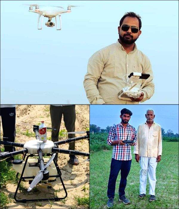 Change in the air as drones aid smart farming, self-employment in Rajasthan - Vimarsana News