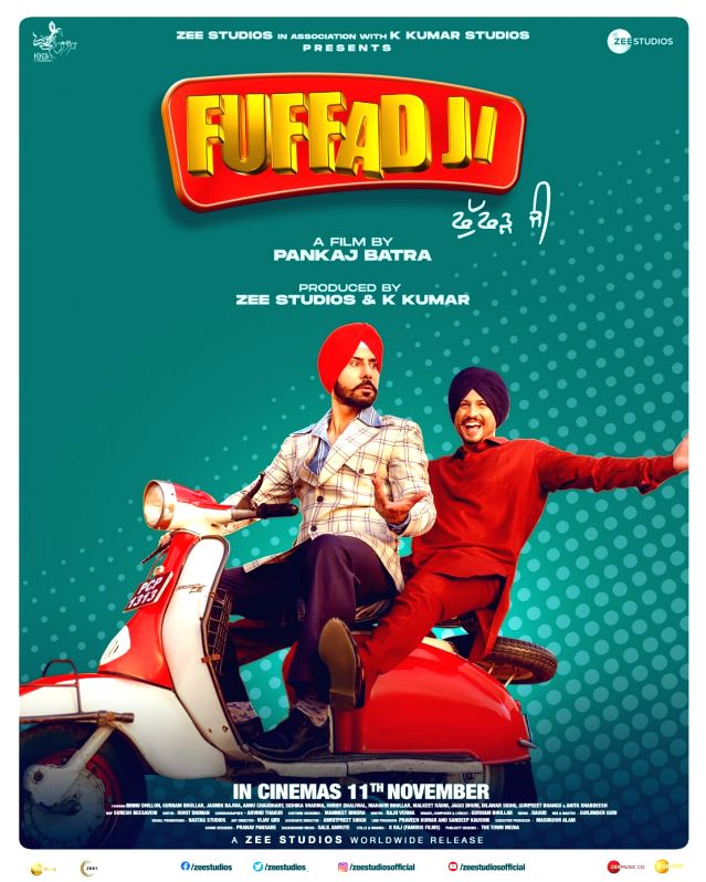 First look of Punjabi film 'Fuffad Ji' out ahead of Nov 11 premiere - Vimarsana News