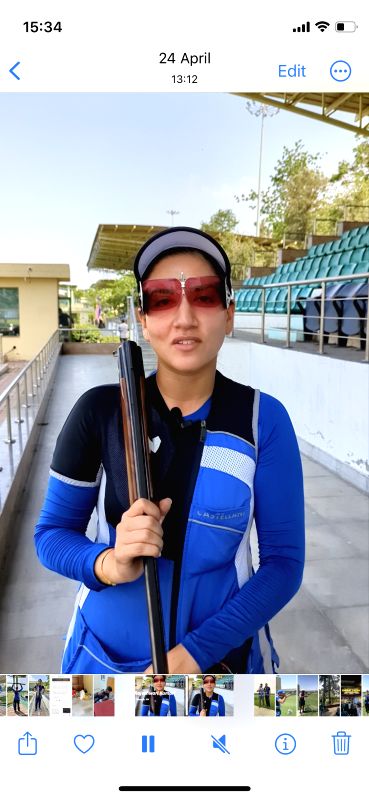 ISSF World Championship: Rajeshwari shoots day's second-best score on first day of Trap qualifiers - Vimarsana News
