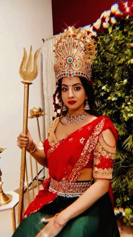 Sanjjanaa Galrani's 'Durga Maa' avatar goes viral - Vimarsana News