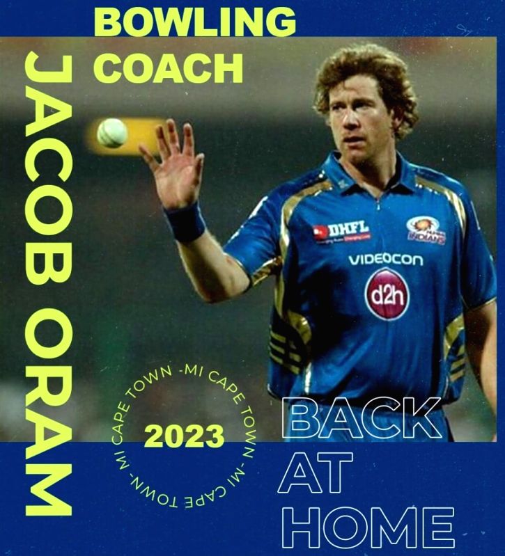 MI Cape Town rope in Jacob Oram as bowling coach ahead of inaugural edition of SA20 - Vimarsana News